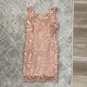 New Forest Lily Elegant Casablanca Lace Pink Dress size 6